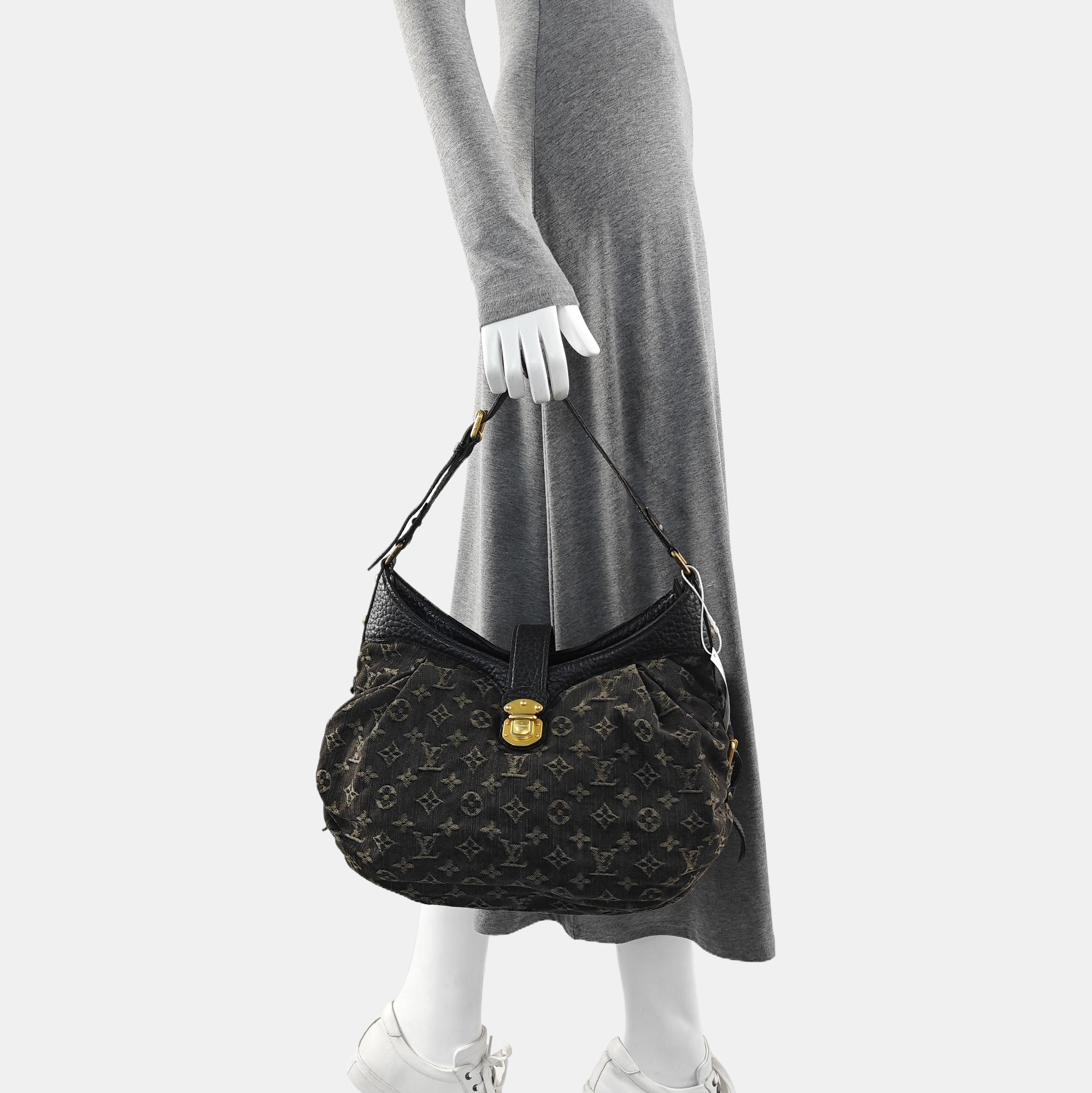 SOLAR Monogram Denim Black