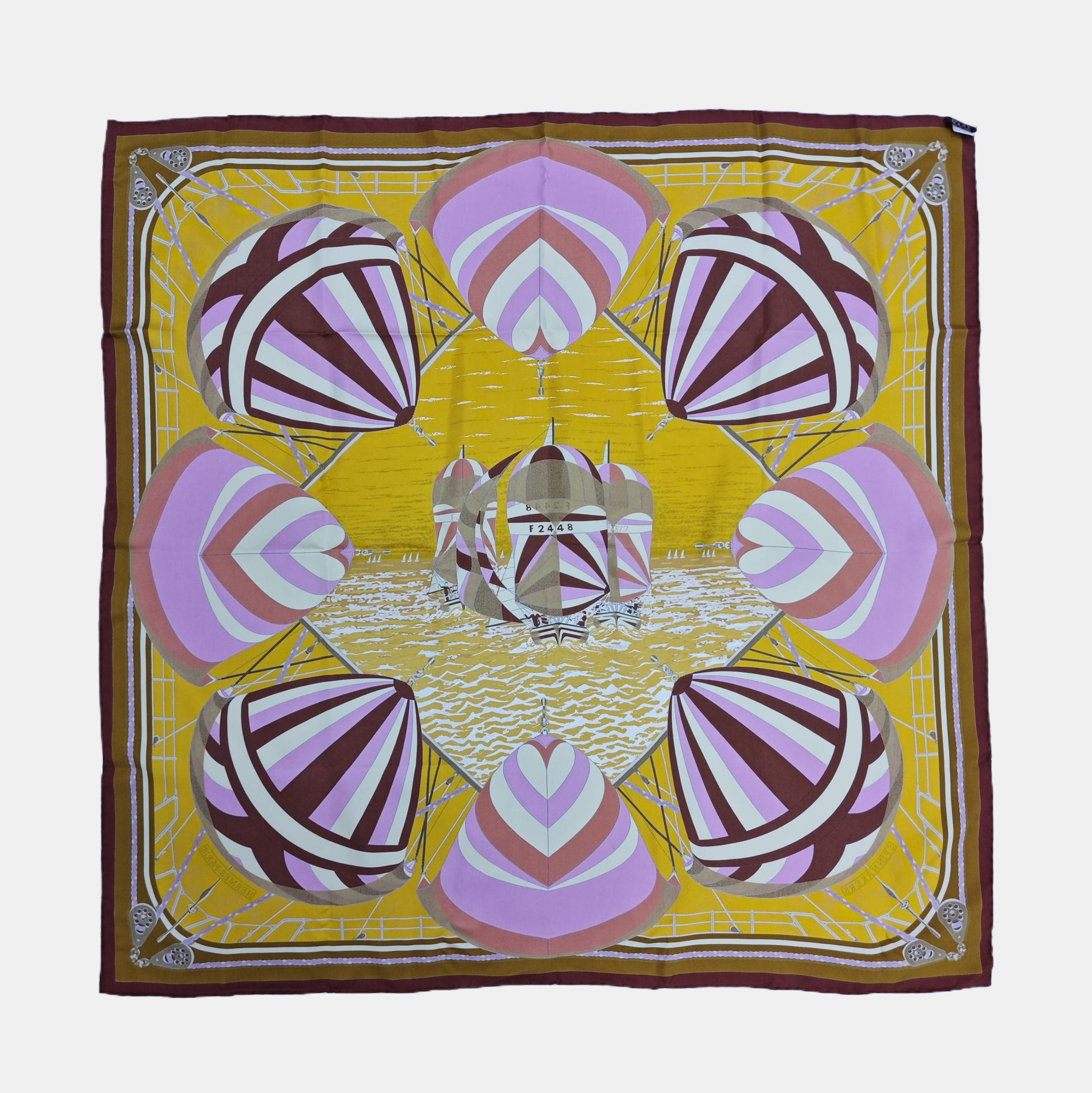 Mulberry Silk Silk Scarf Multicolor