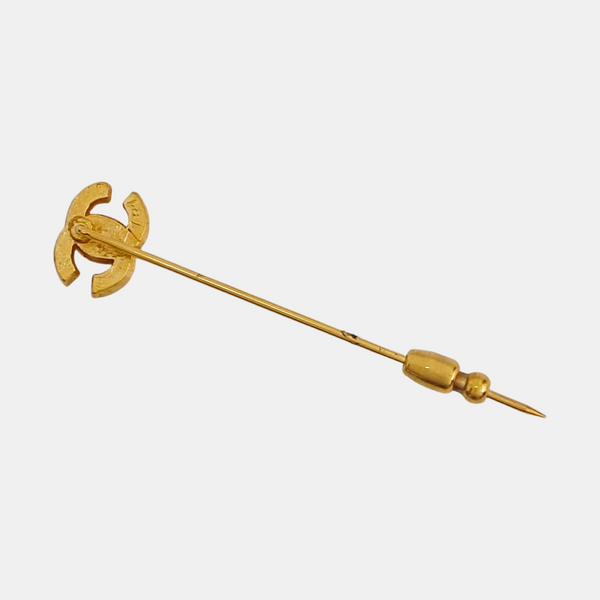 Metal Gold Brooch