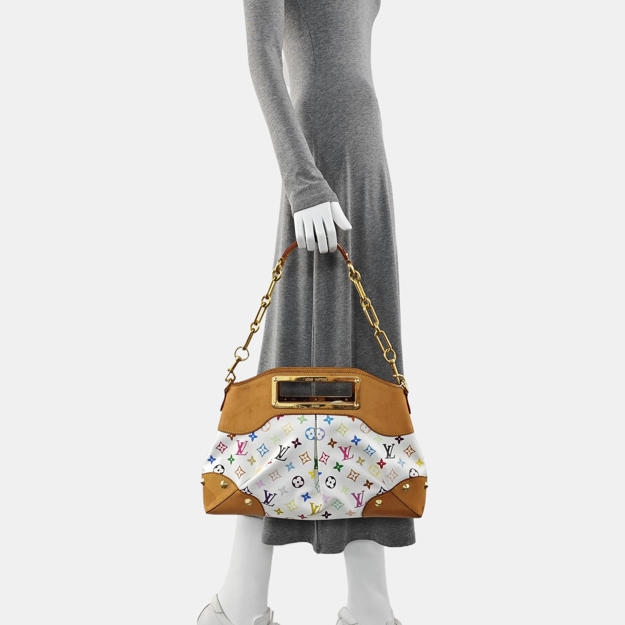 LV × TM JUDY MM Monogram Coated Canvas White