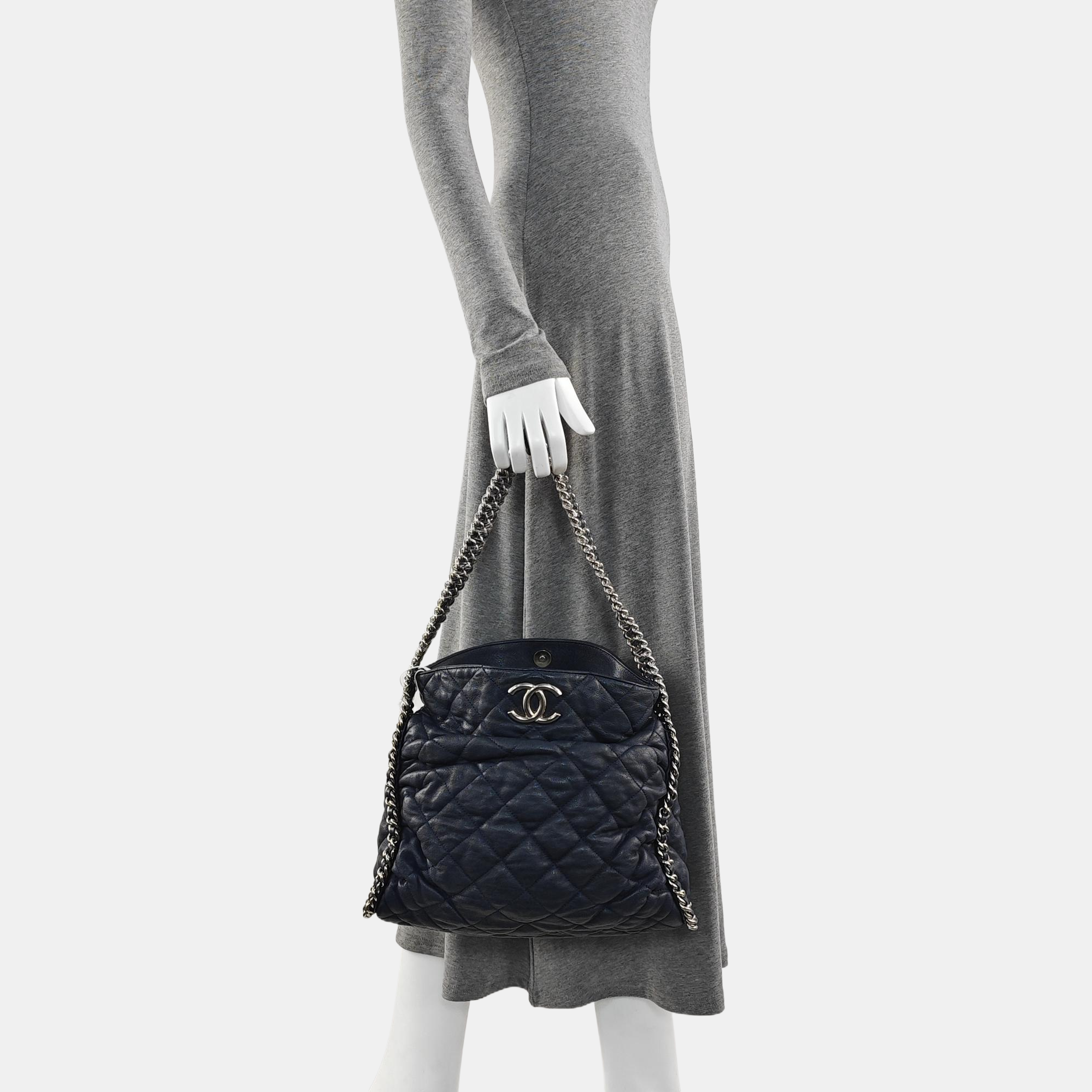Quilted Lambskin Blue