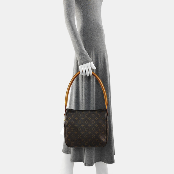LOOPING MM Monogram Coated Canvas Brown