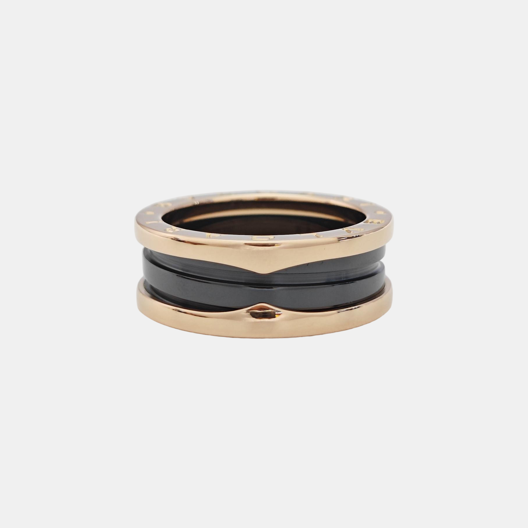 B.ZERO1 18k Rose Gold Ring EU 56