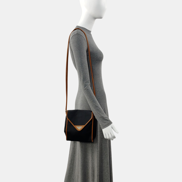 Calfskin Shoulder Bag Black