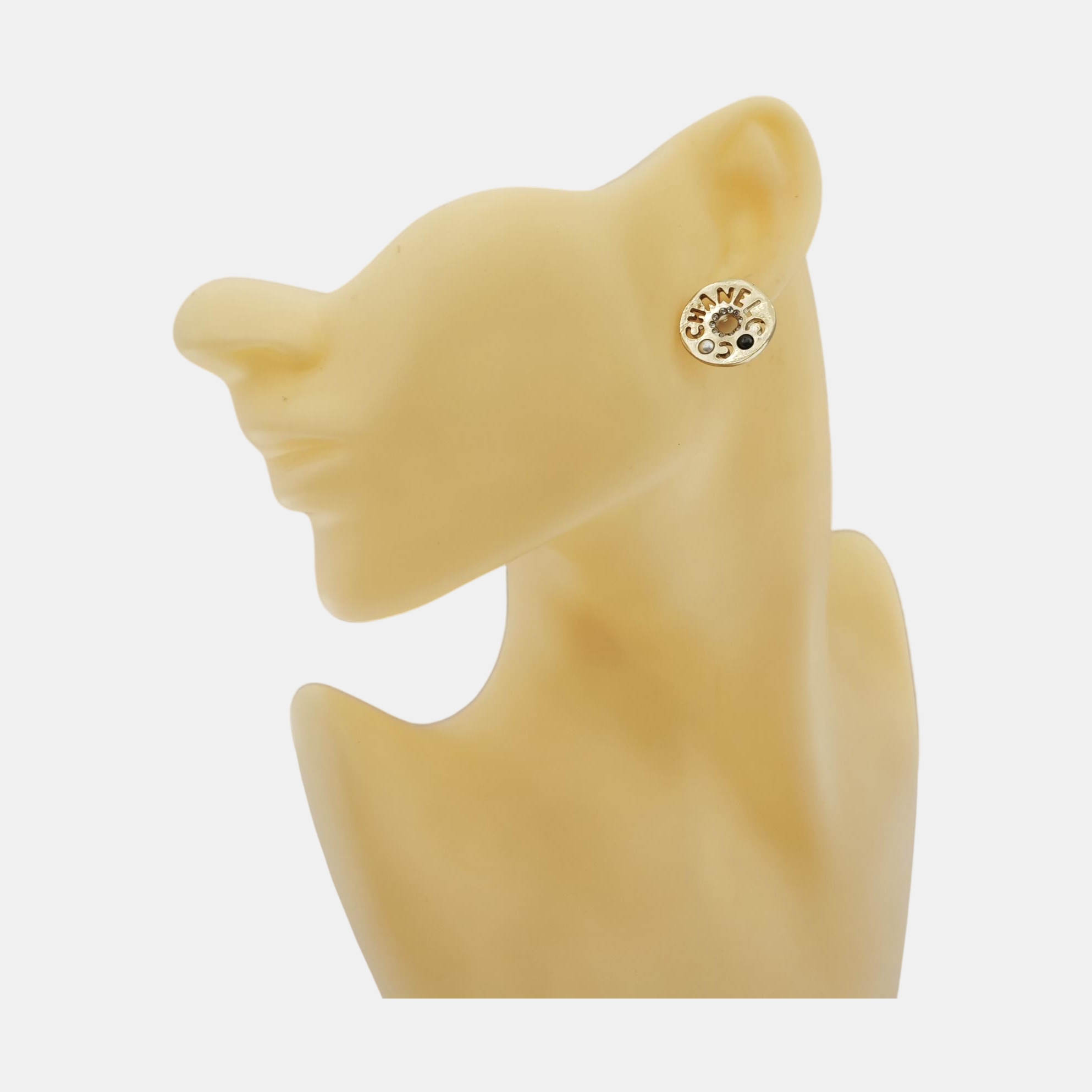 Metal Gold Stud Earrings
