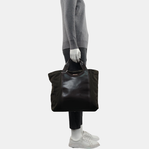 Canvas Top Handle Bag Green