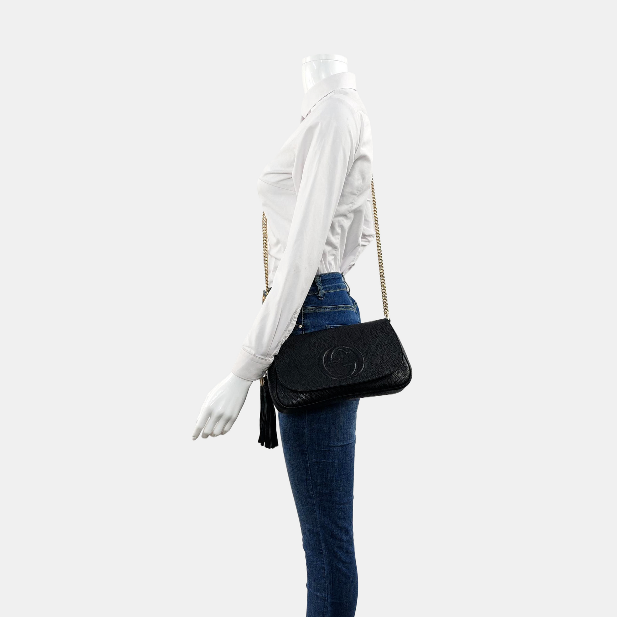 Authenticated pre-owned  Soho Calfskin Black - Shoulder Bag at Looply