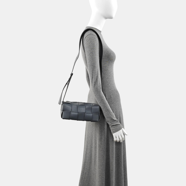 Brick Cassette Calfskin Gray