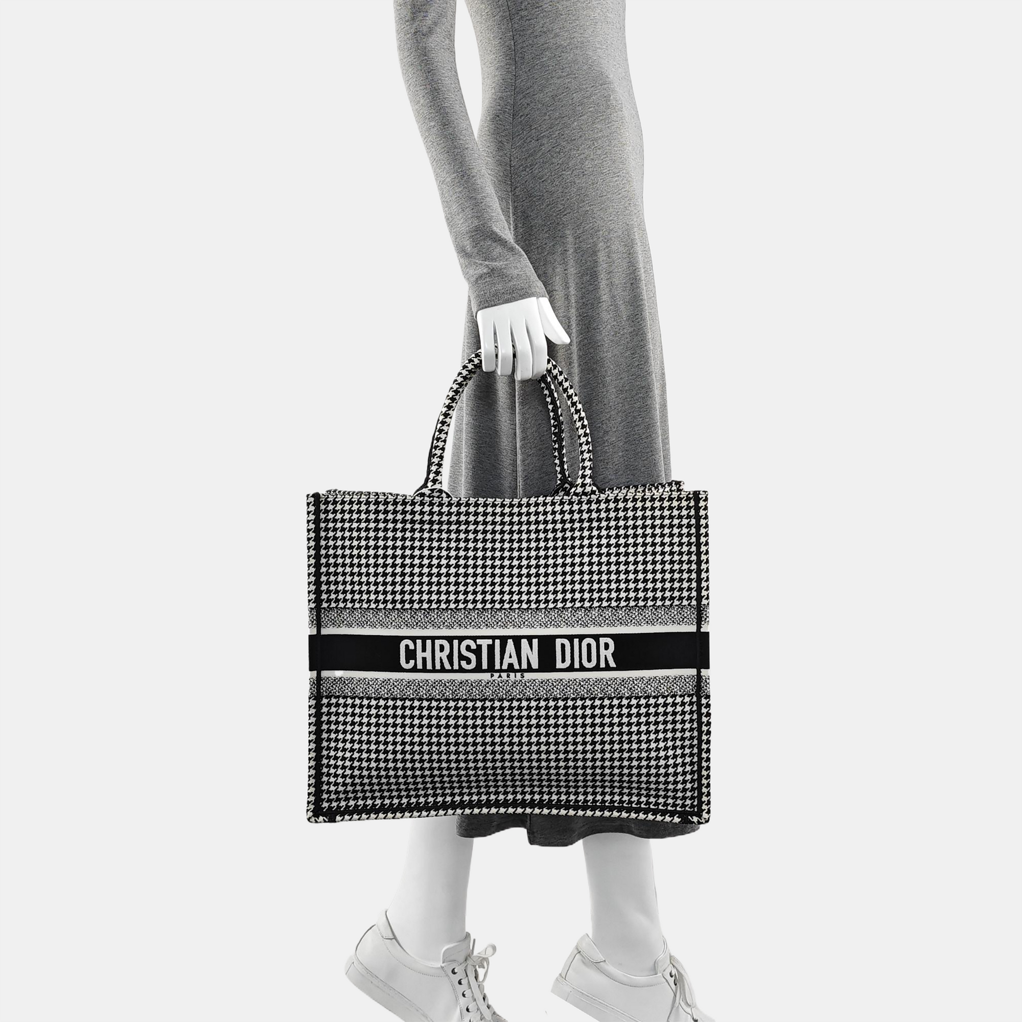 Book Tote Large Canvas Black