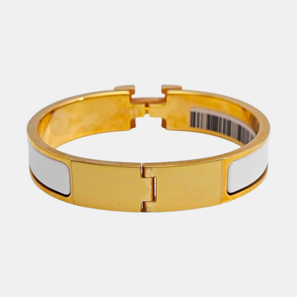 Clic H Metal Gold Bangle