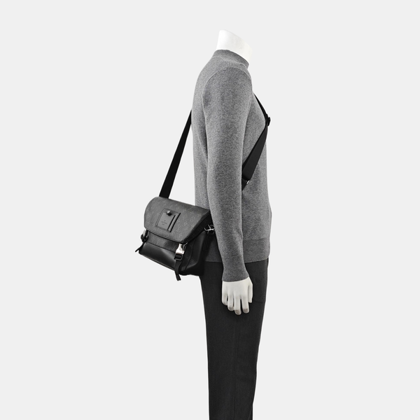 VOYAGER PM Monogram Coated Canvas Black