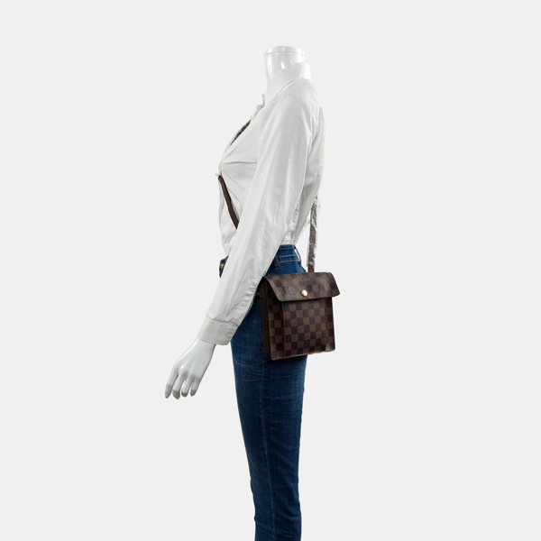PIMLICO Damier Ebene Coated Canvas Brown