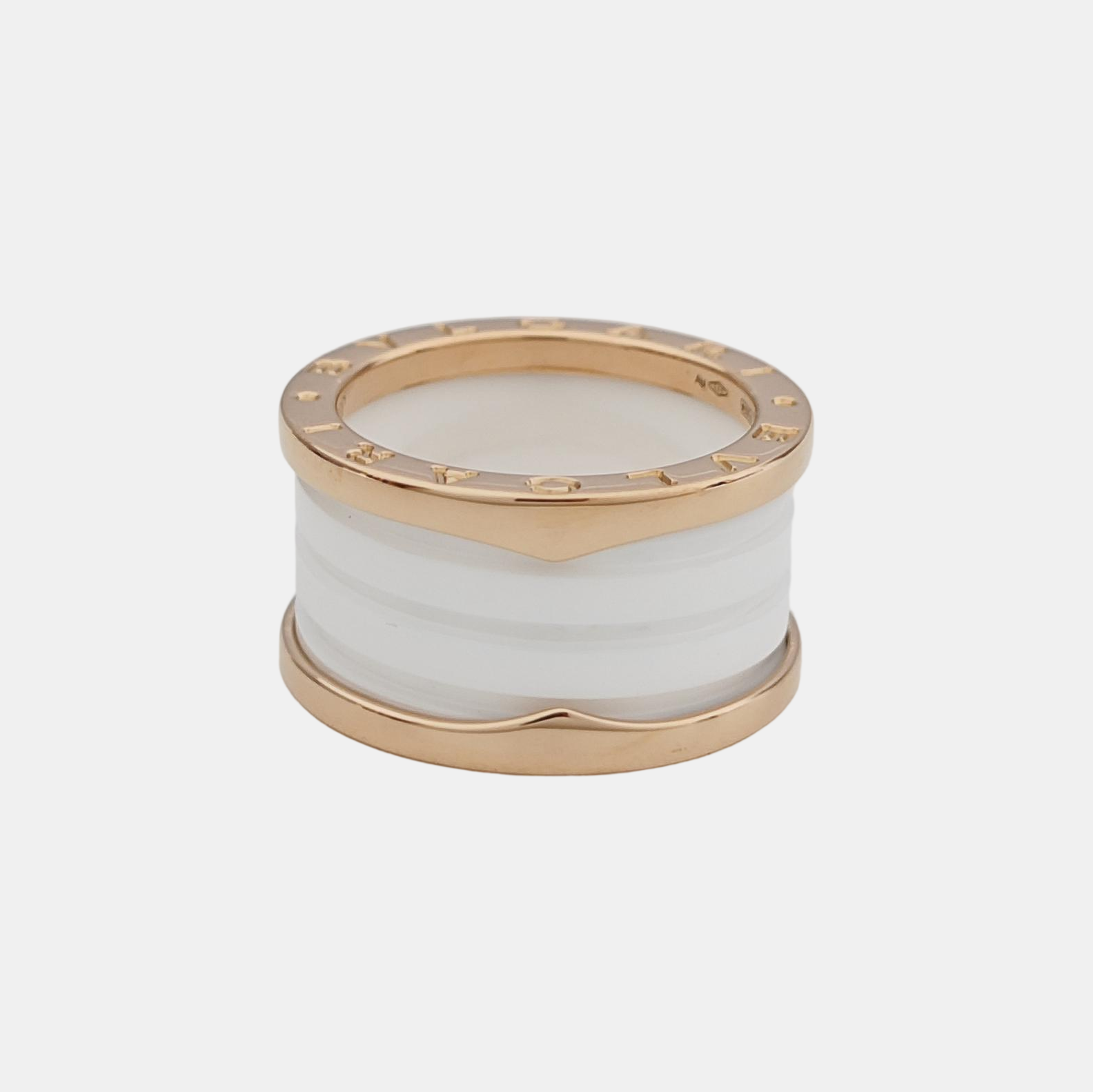 B.ZERO1 18k Rose Gold Ring EU 54