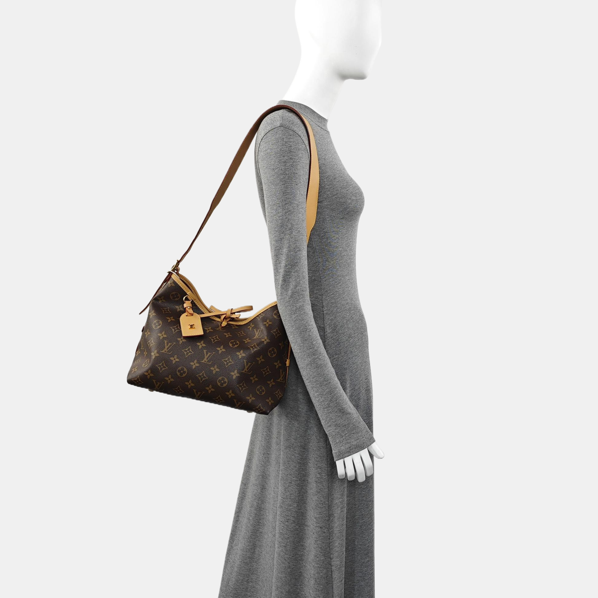 CARRYALL PM Monogram Coated Canvas Brown