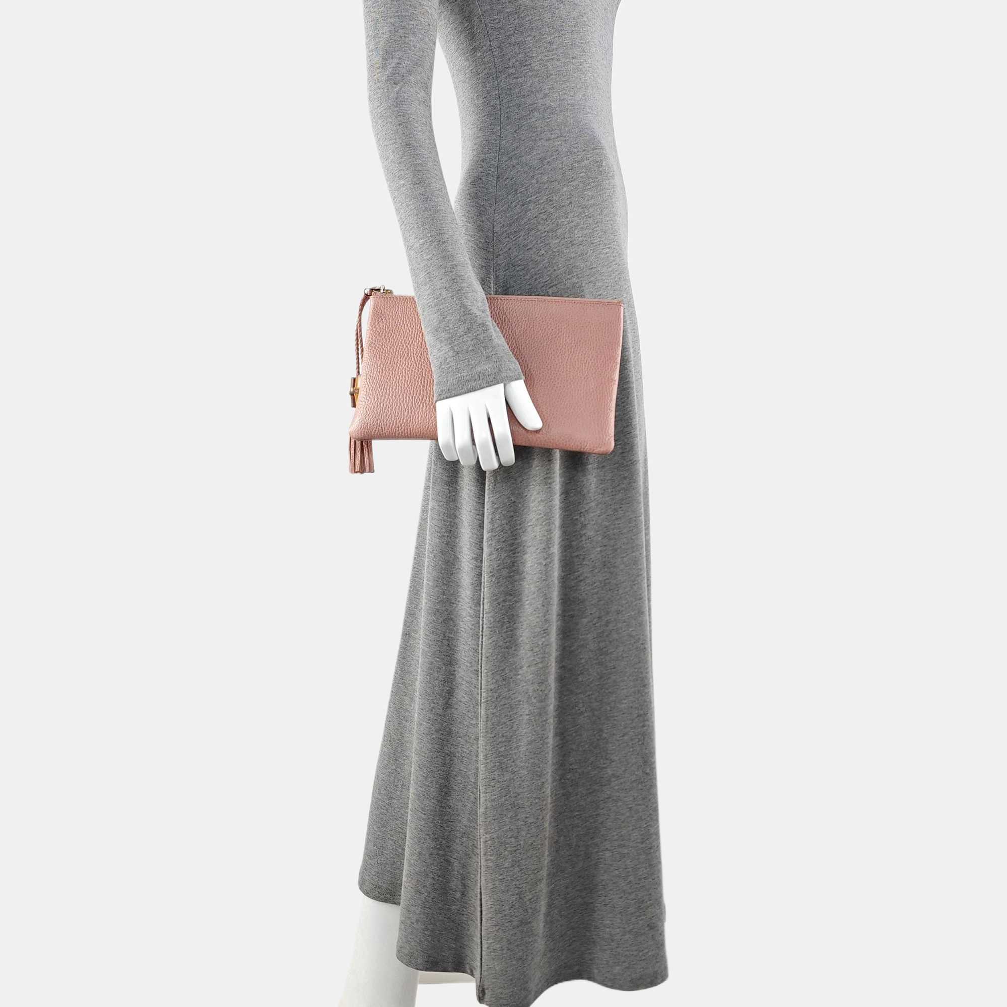 Calfskin Clutch Pink