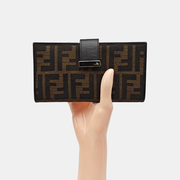 Monogram Canvas Wallet Brown