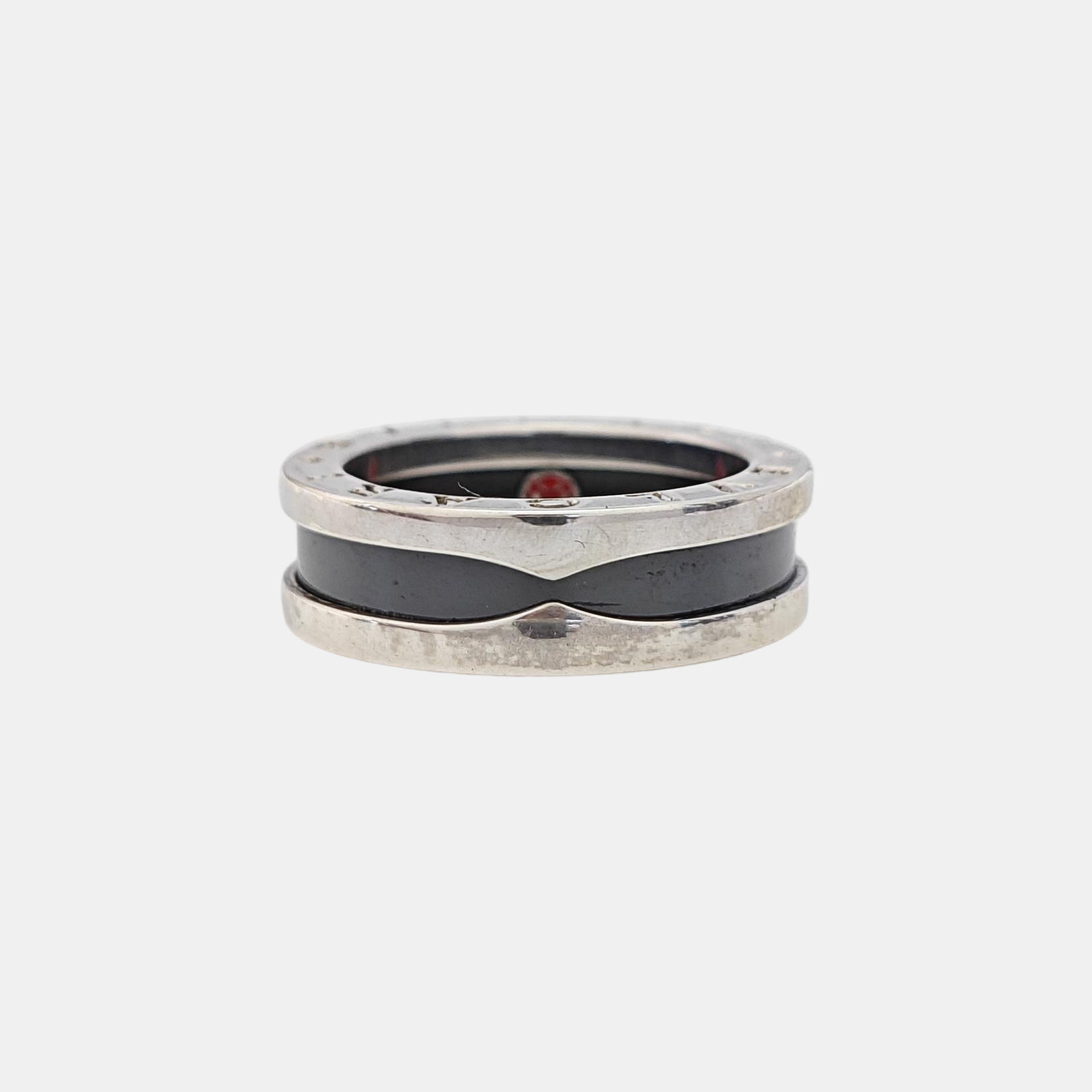 B.ZERO1 925 Sterling Silver Ring EU 53