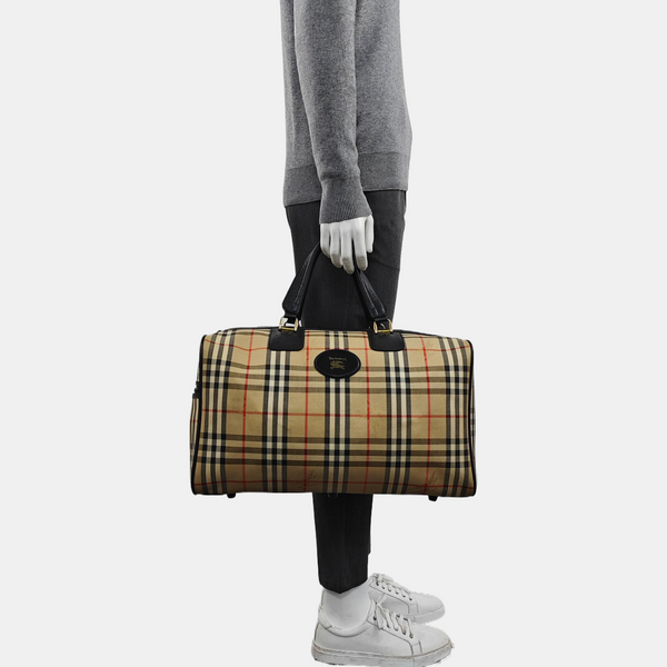Canvas Top Handle Bag Beige