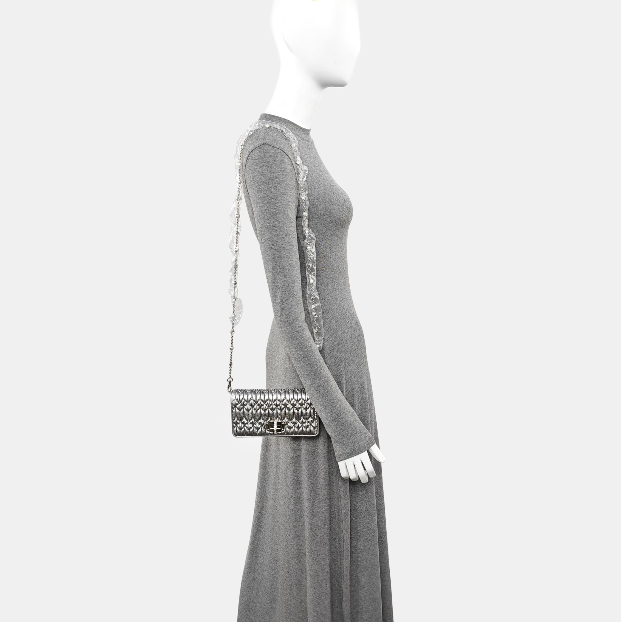 Crystal Lambskin Gray