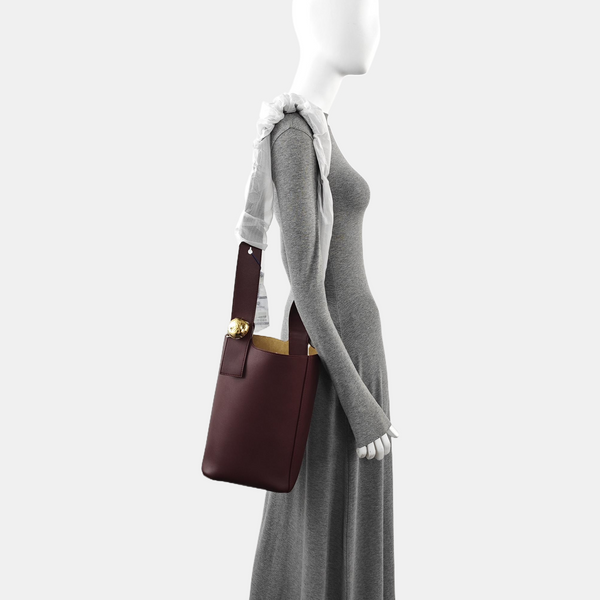 Calfskin Shoulder Bag Red
