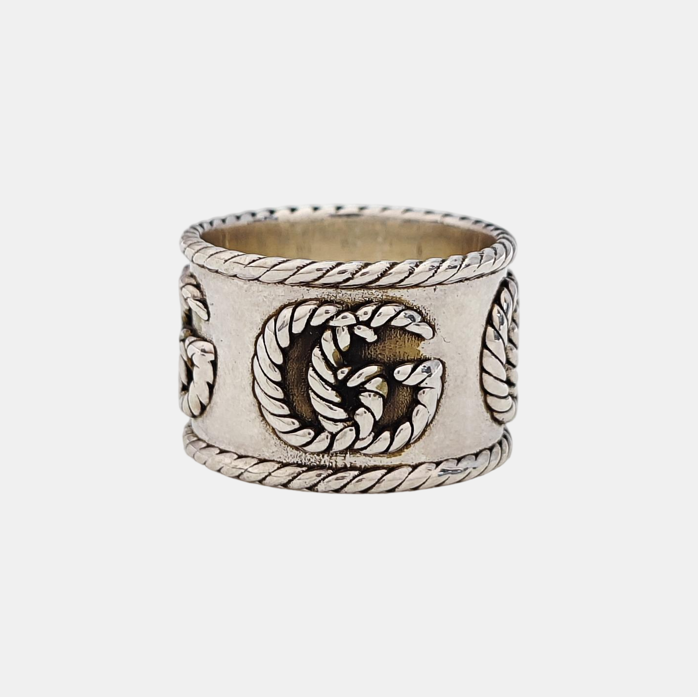 GG Running 925 Sterling Silver Ring HK 15
