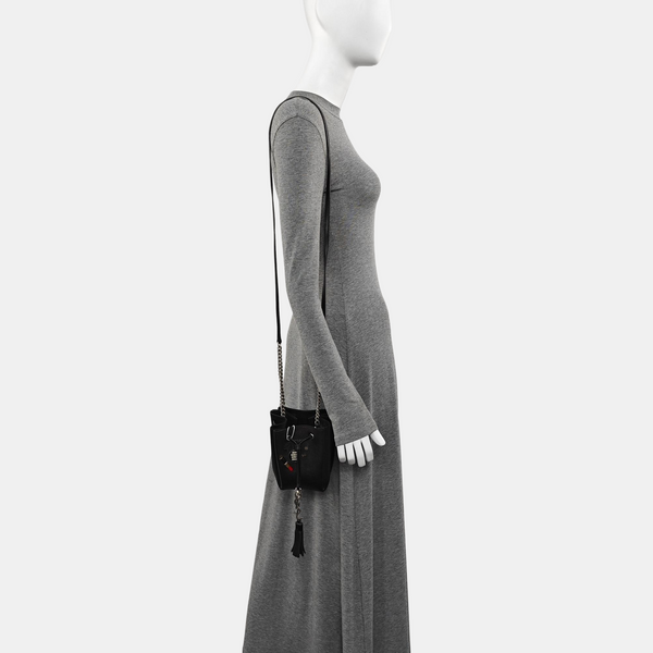 Calfskin Bucket Bag Black