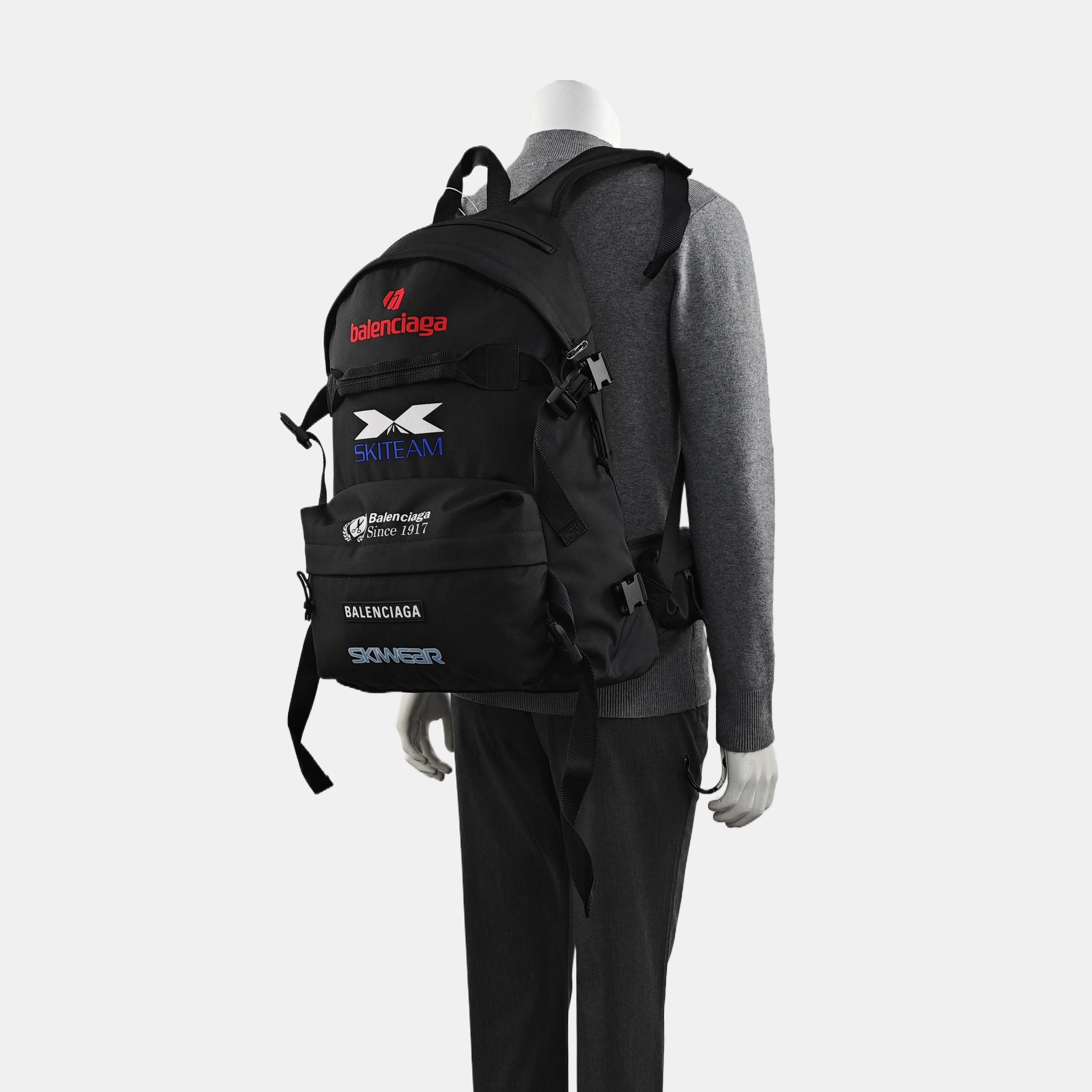 Nylon Backpack Black