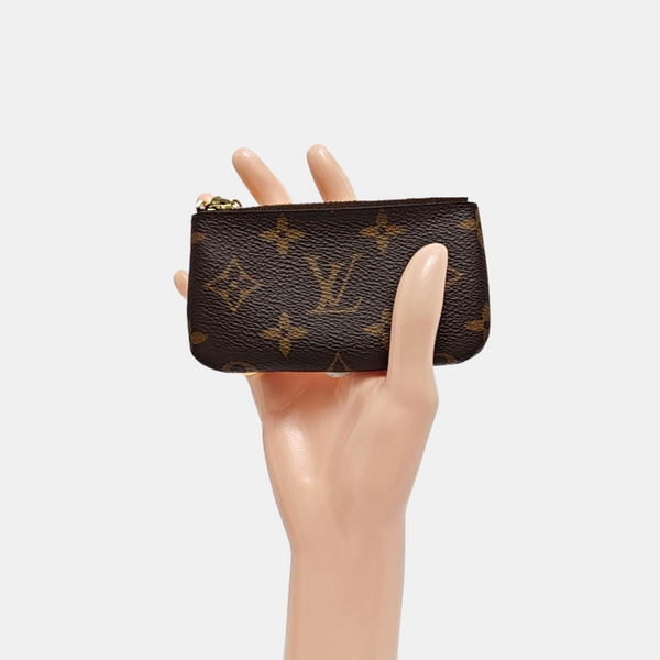 Monogram Coated Canvas Coin Purse Brown