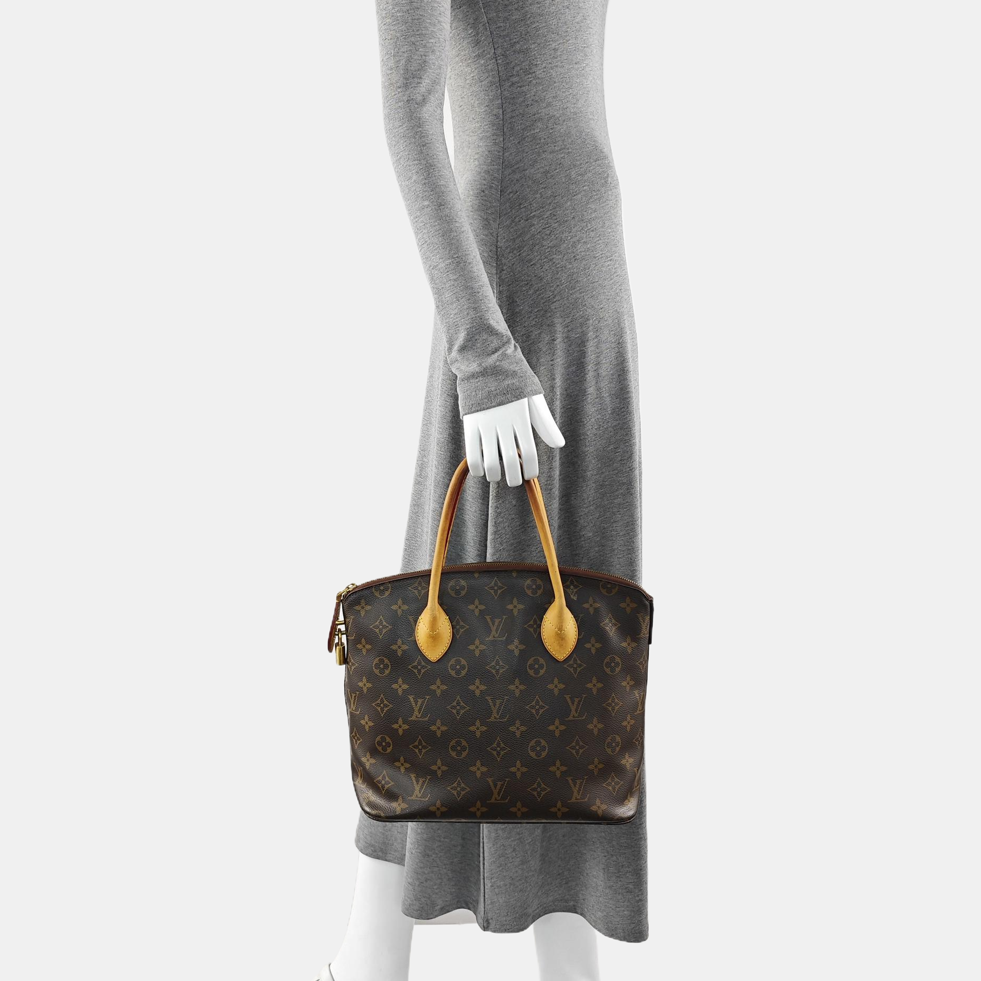 LOCKIT PM Monogram Coated Canvas Brown