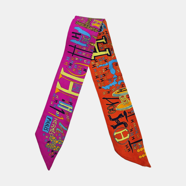 Mulberry Silk Silk Scarf Red