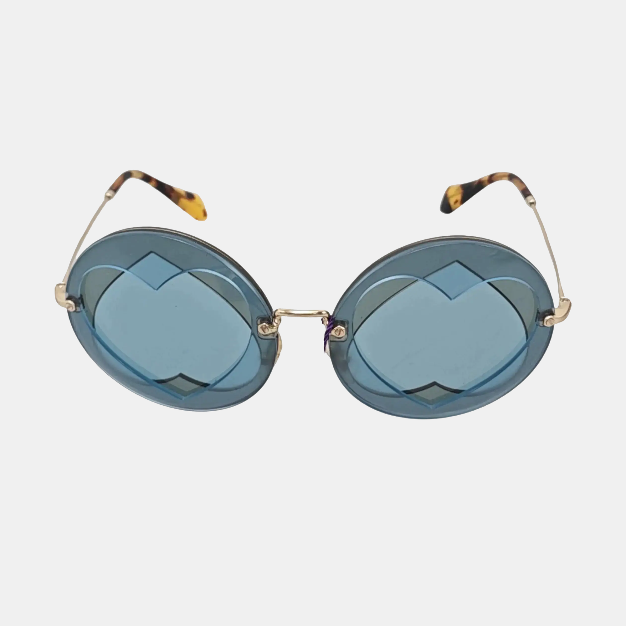 Metal Sunglasses Blue