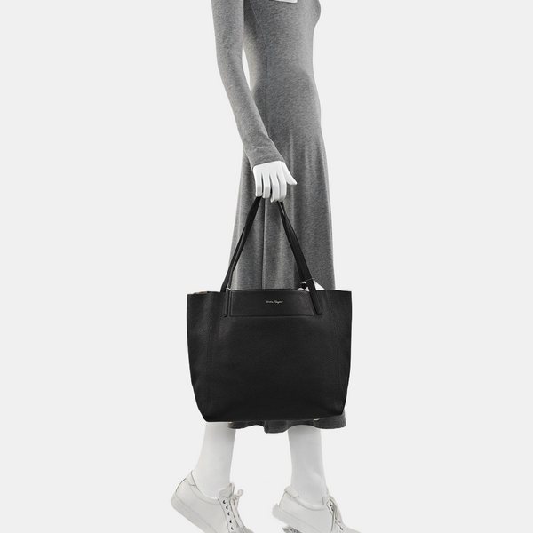 Calfskin Tote Bag Black