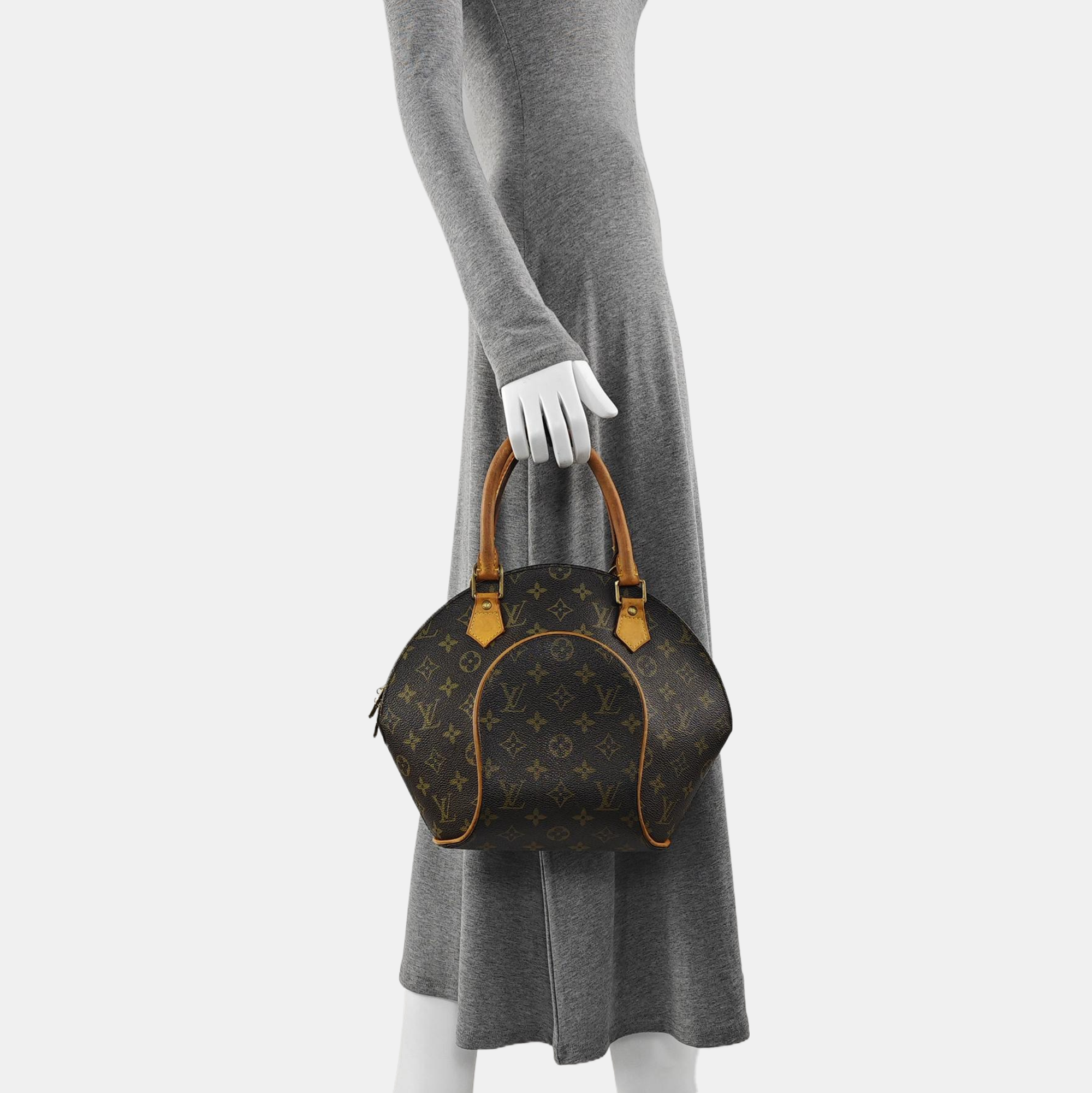 ELLIPSE Monogram Coated Canvas Brown