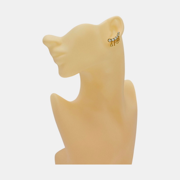 Metal Gold Stud Earrings