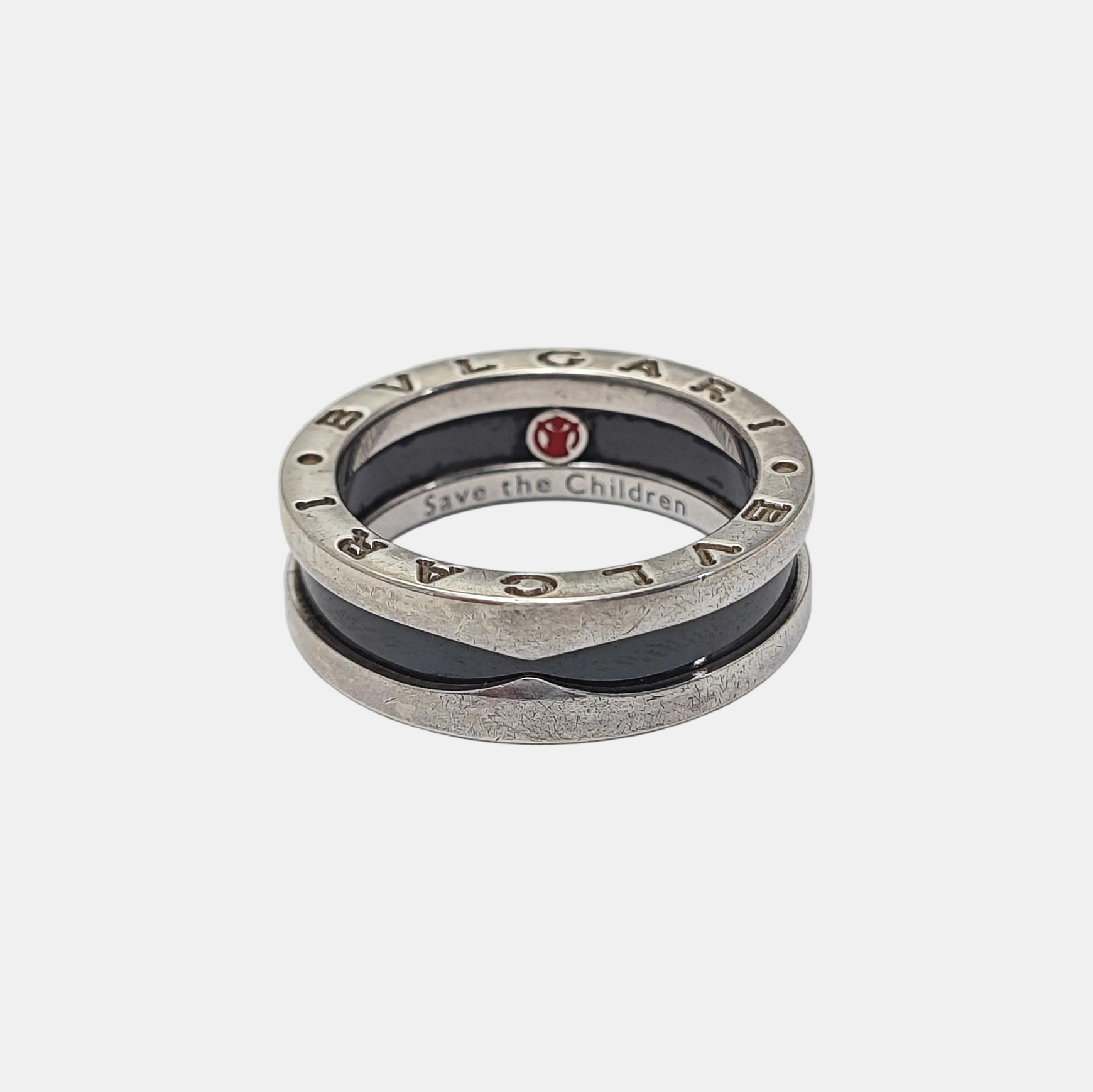 B.ZERO1 925 Sterling Silver Ring EU 54