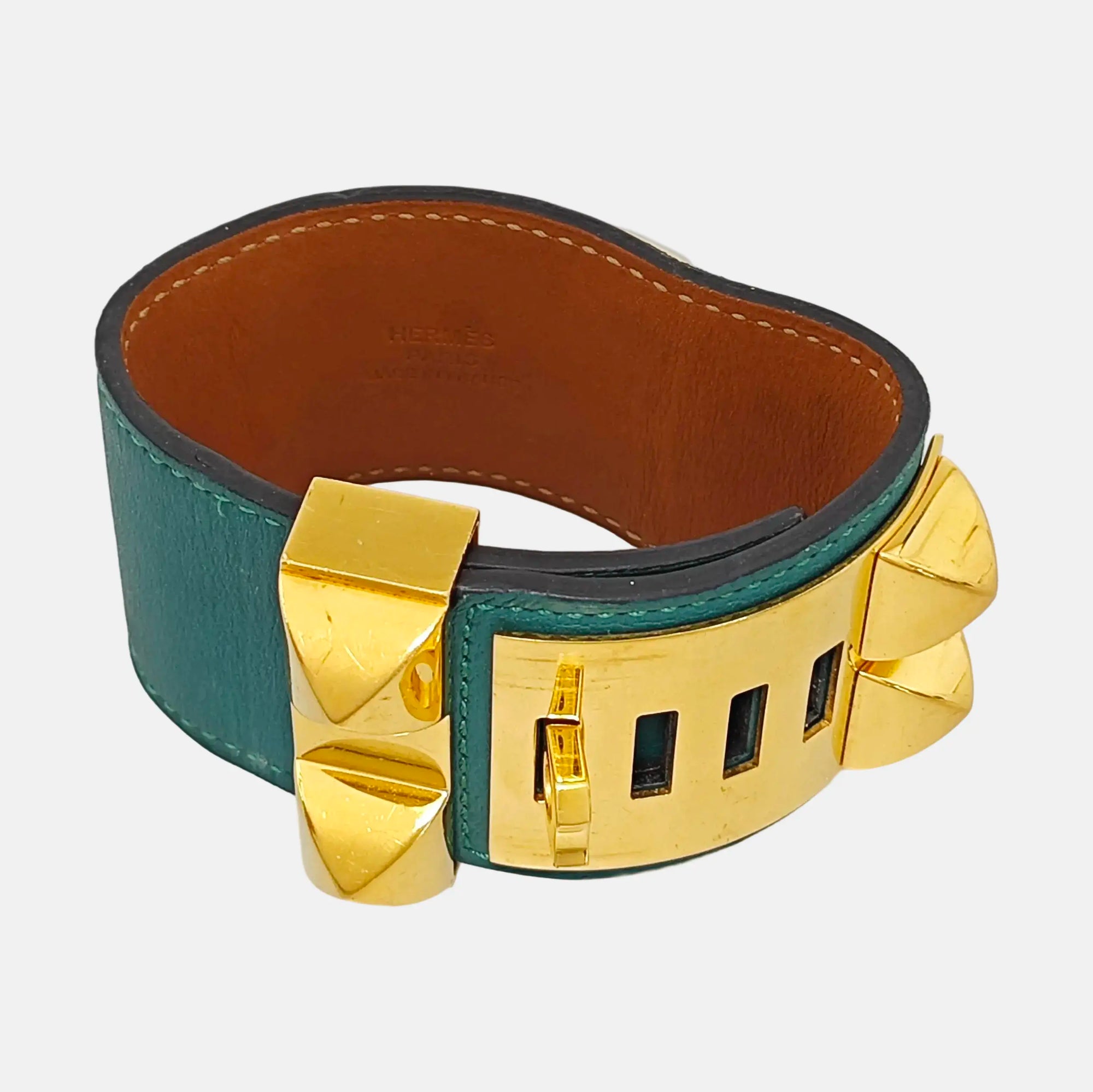 Collier De Chien Metal Green Bracelet