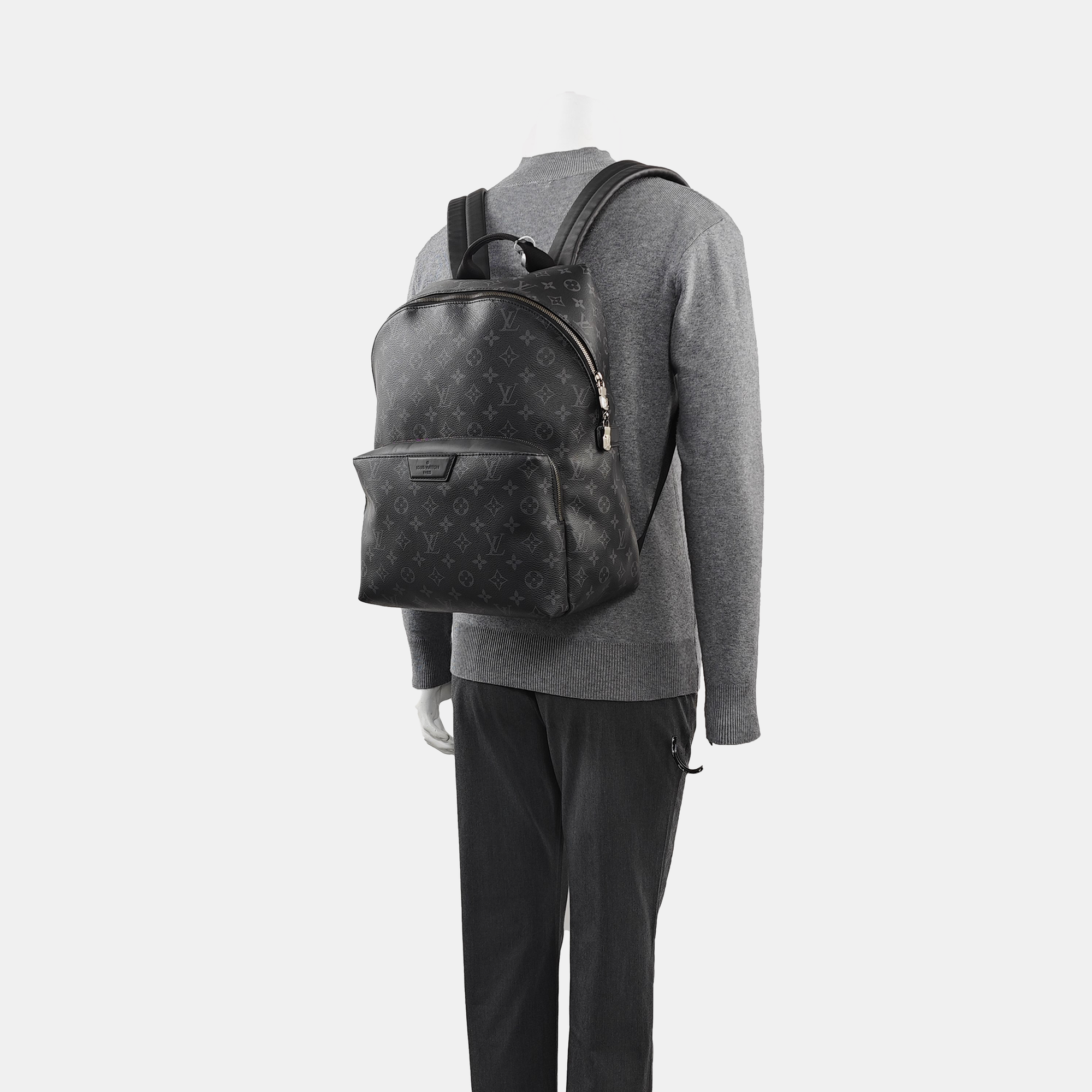 DISCOVERY PM Monogram Coated Canvas Black