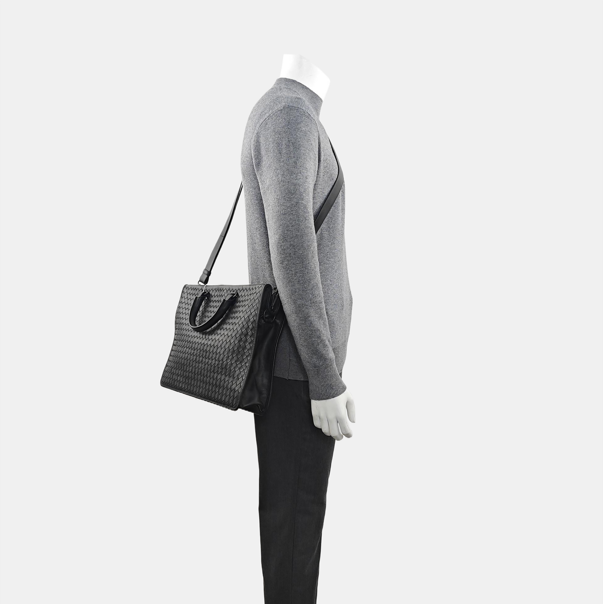 Calfskin Shoulder Bag Black