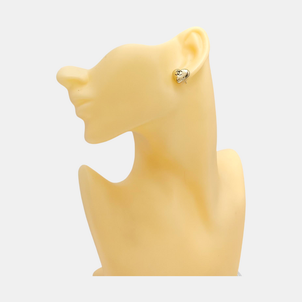 Metal Gold Stud Earrings