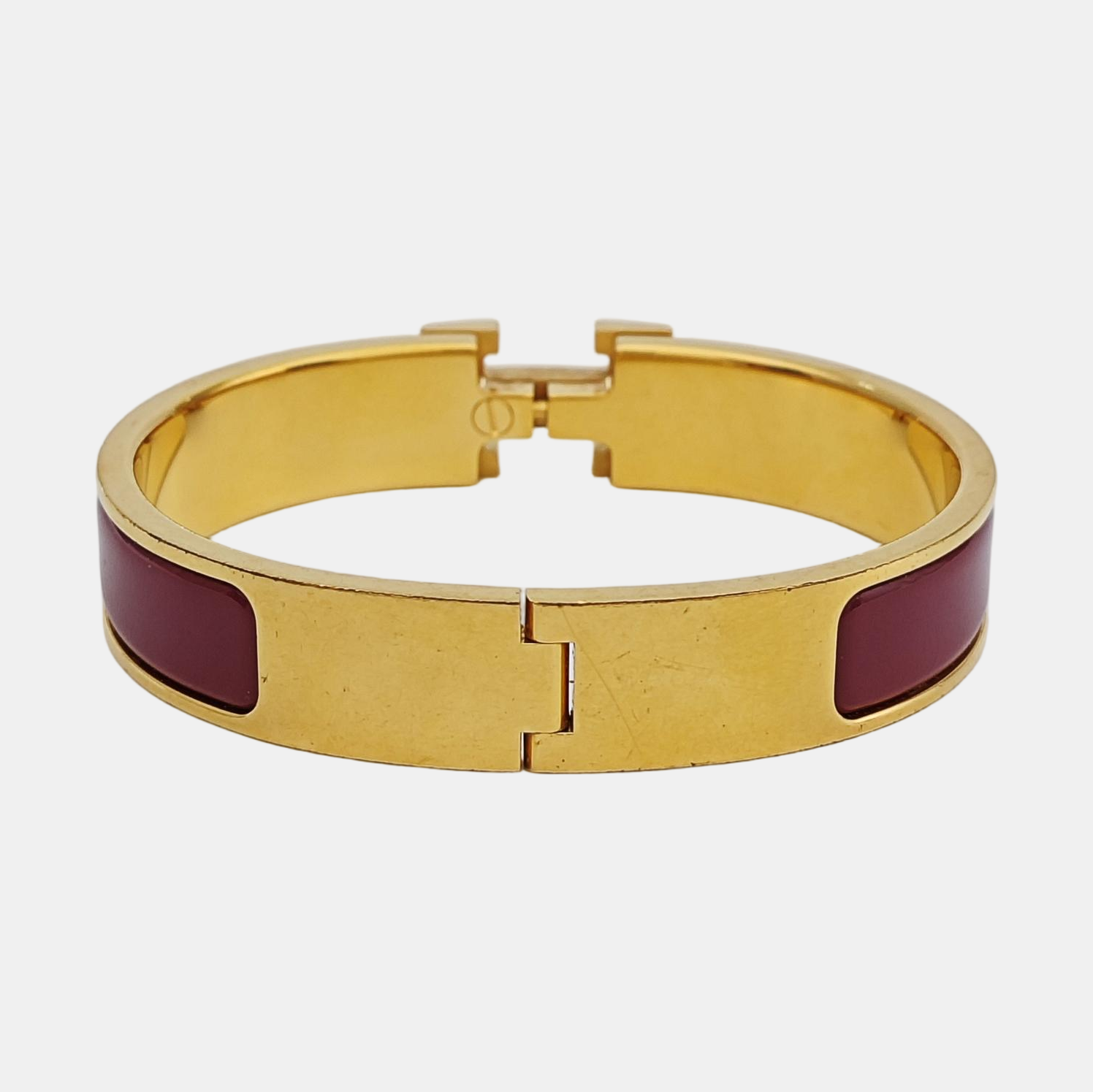 Clic H Metal Gold Bangle