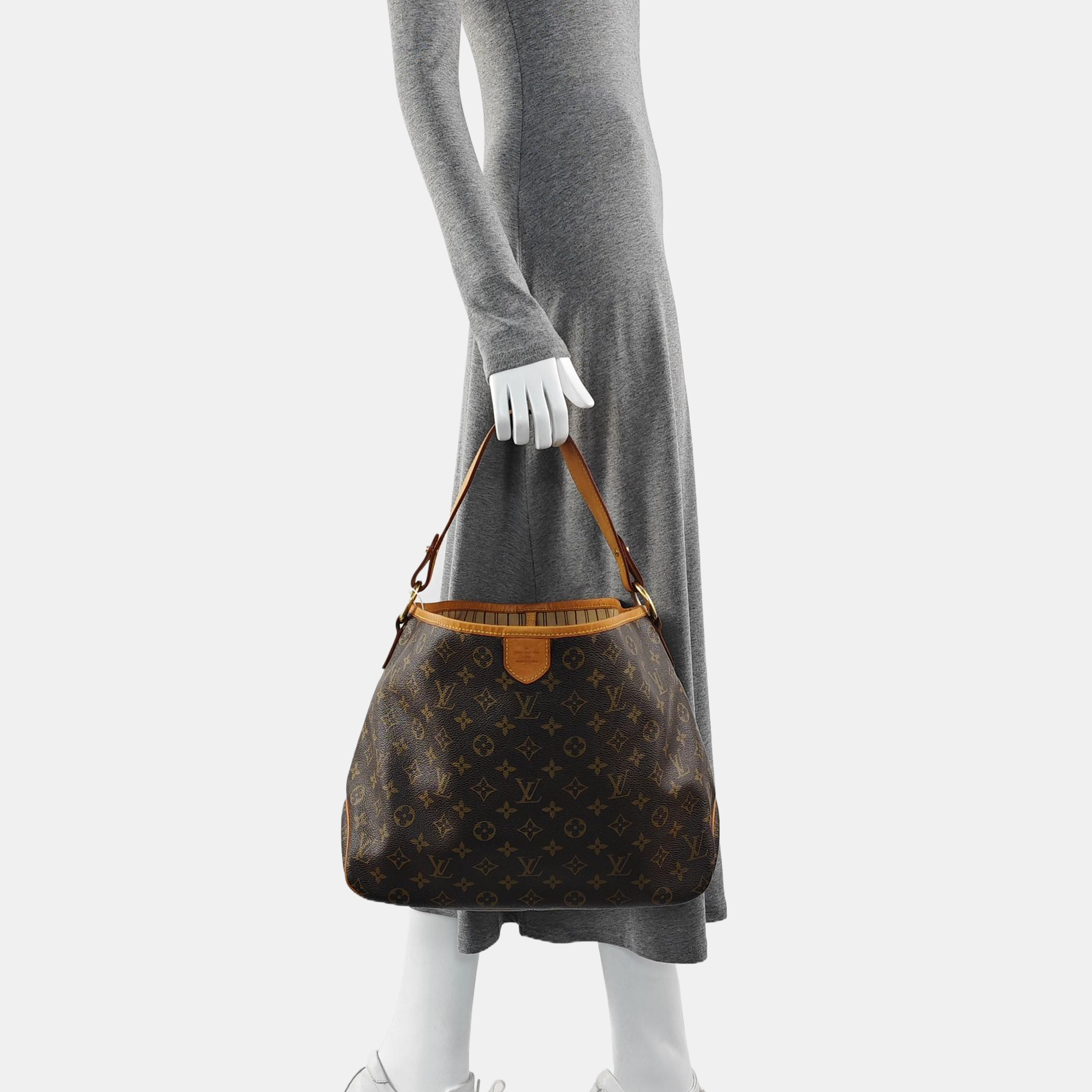 DELIGHTFUL Monogram Coated Canvas Brown