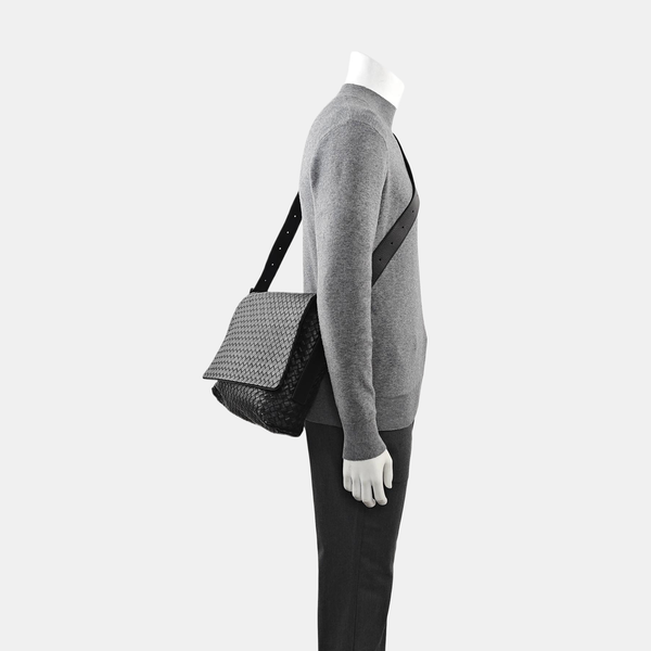 Calfskin Shoulder Bag Black
