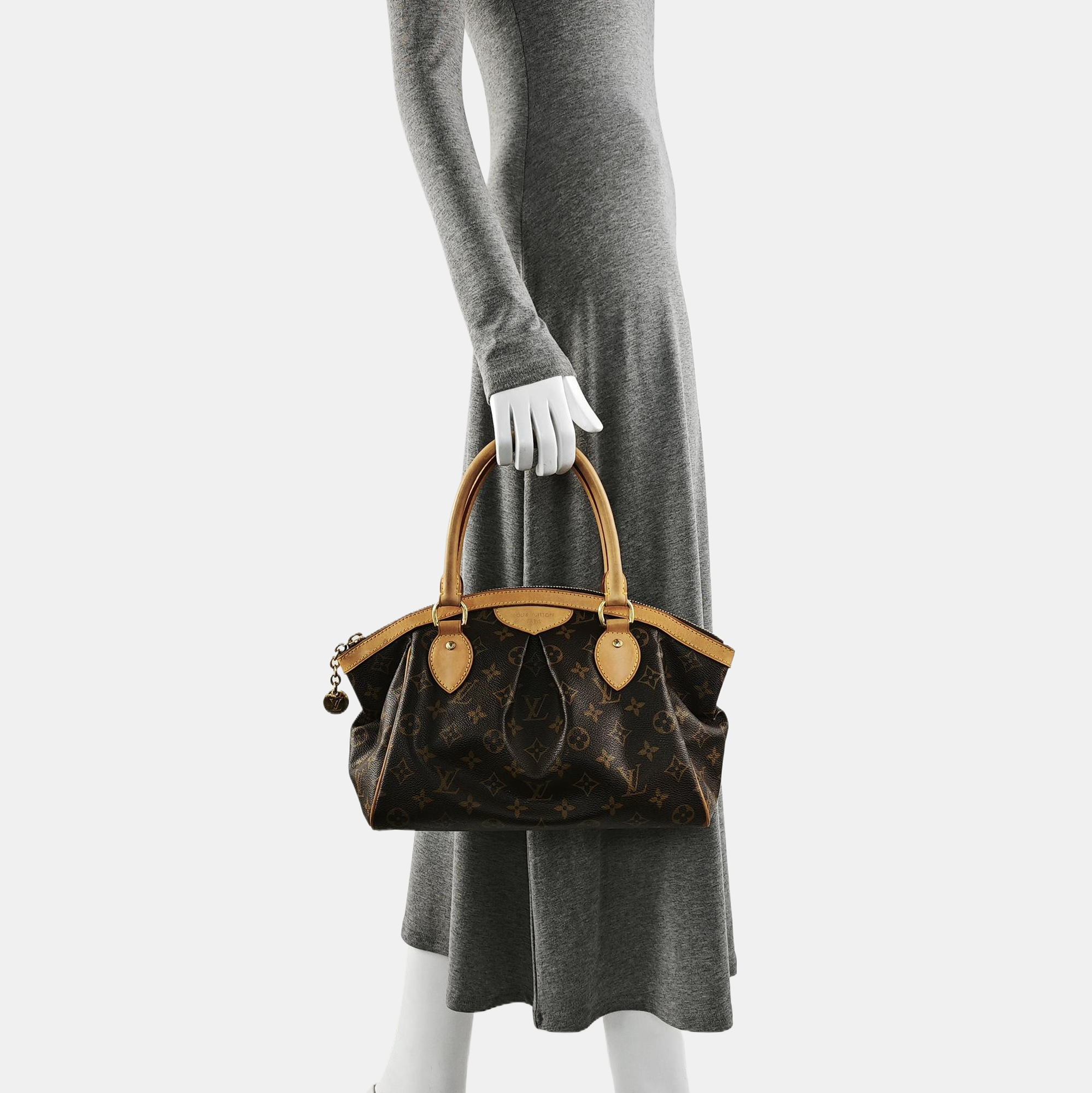 TIVOLI PM Monogram Coated Canvas Brown