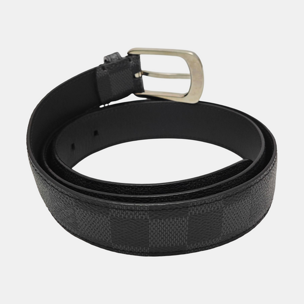 Coated Canvas Belt Black