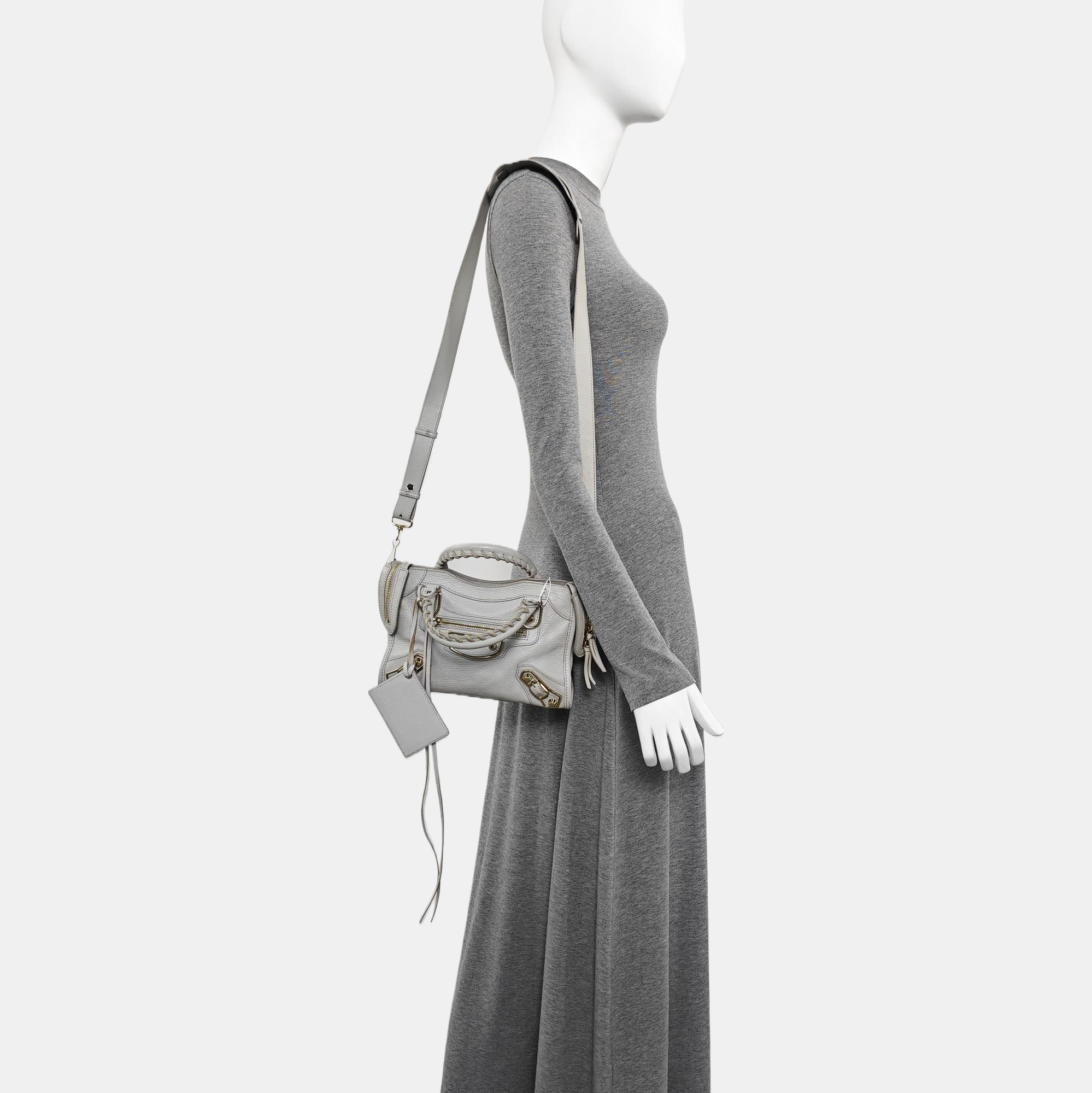 Classic City Mini Lambskin Gray