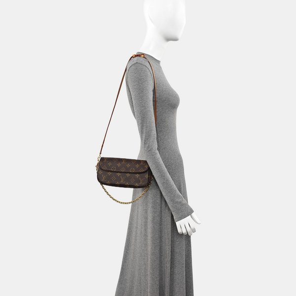 IVY Monogram Coated Canvas Brown