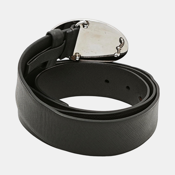 Leather Belt Gray