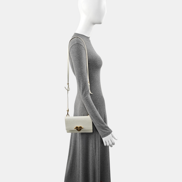 Calfskin Shoulder Bag Mini White
