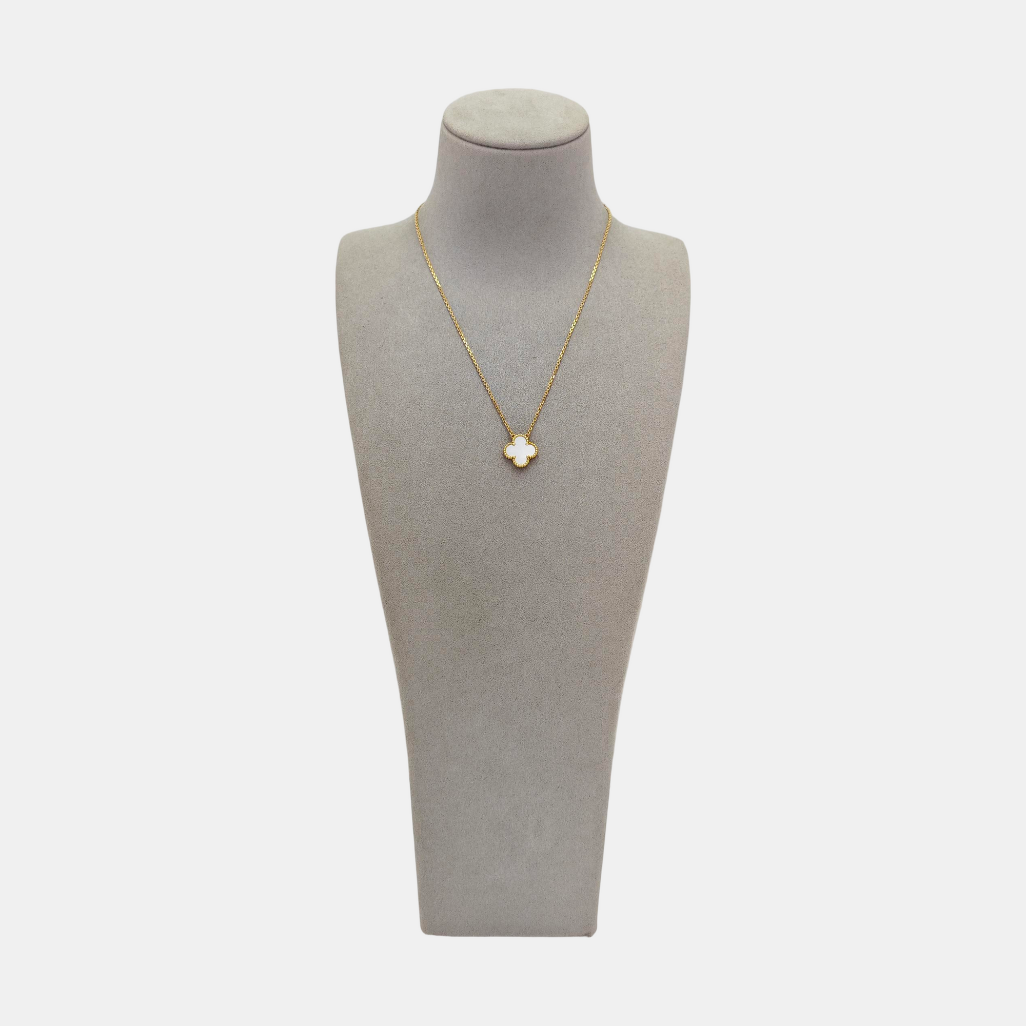Vintage Alhambra 18k Gold Necklace