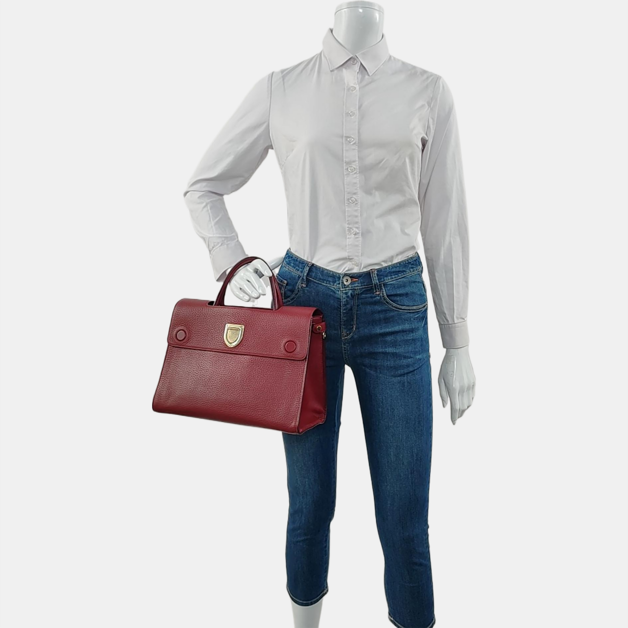 Diorever Calfskin Red